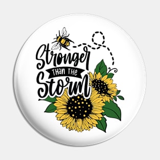 Stronger than the storm Pin