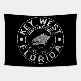 Key West, Florida, Conch Republic, Est. 1828 Tapestry