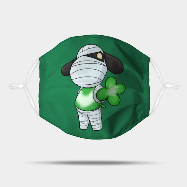 Download Lucky Pup Animal Crossing New Horizons Mask Teepublic