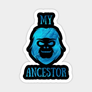 Great Looking Blue Monkey Ancestor Magnet