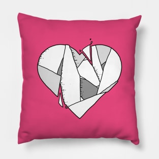 Broken Heart Pillow