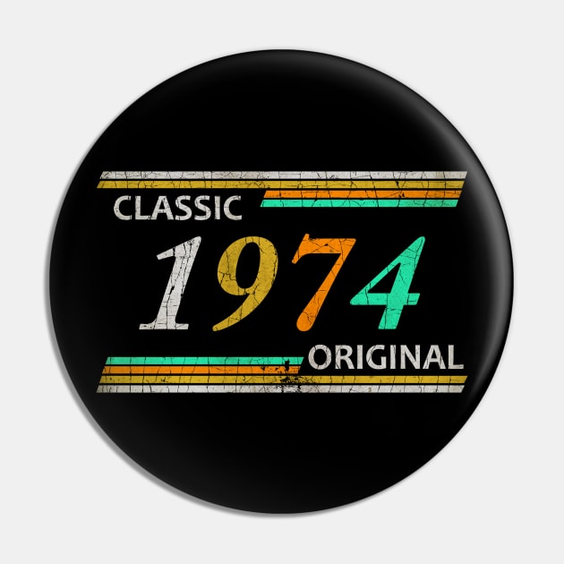 Classic 1974 Original Pin by tepe4su