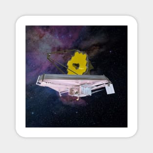 James Webb Space Telescope, artwork (C027/0590) Magnet