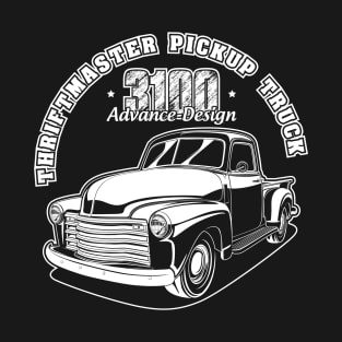 3100 Pickup Truck - White Print T-Shirt