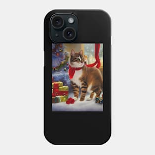 christmas cat Phone Case