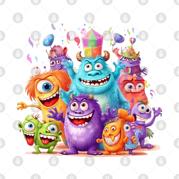 Monster Party #5 by Chromatic Fusion Studio