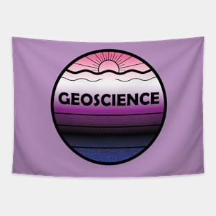 Genderfluid Pride Geoscience Cross Section Tapestry