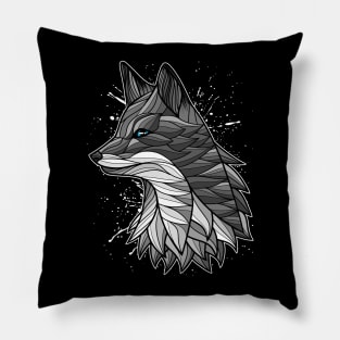 Stain Fox Tattoo Pillow