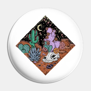 Moonlit Desert Pin