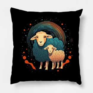 Sheep Fathers Day Pillow