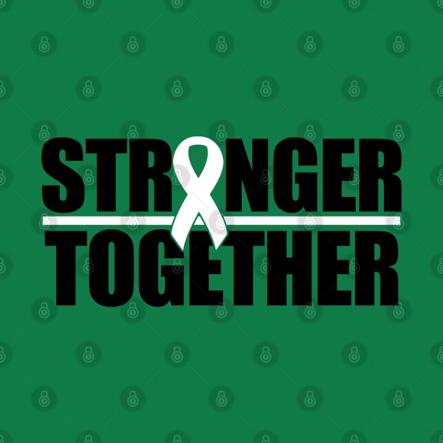 Stronger Together - White Ribbon by CuteCoCustom