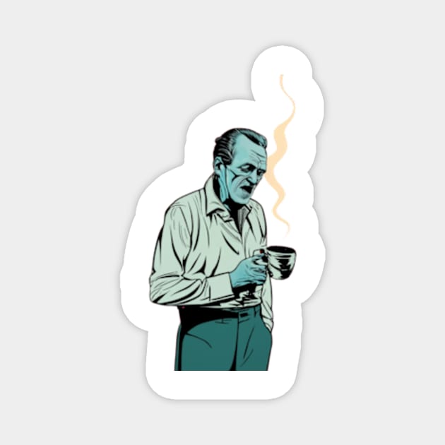 Bukowski Magnet by TshirtMA