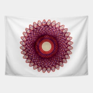 Spirograph Valentine Bloom Tapestry