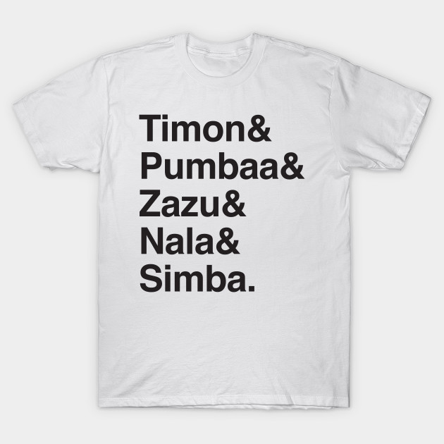 timon and pumbaa shirts