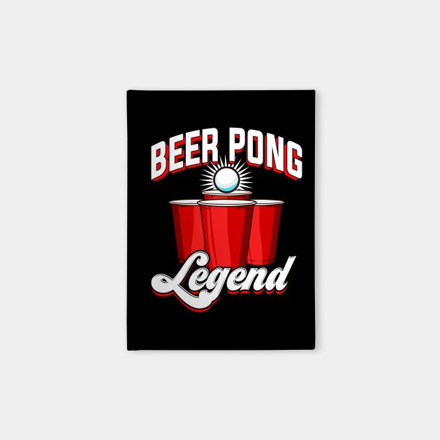 Beer Pong Legend Funny Beirut Beerpong College Beer Pong Legend Notebook Teepublic