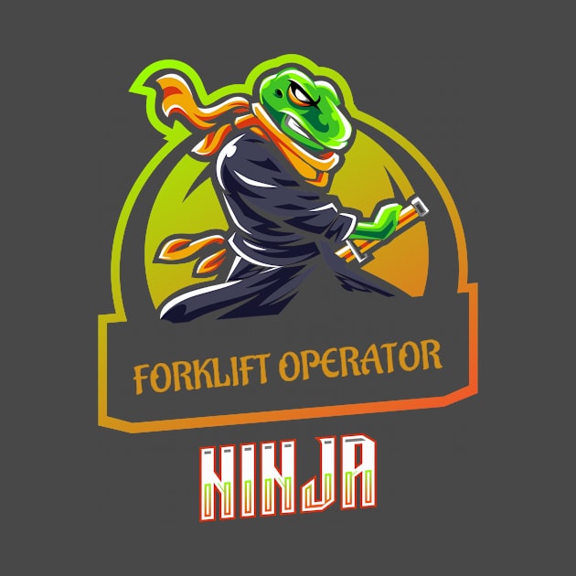Forklift Operator Ninja by ArtDesignDE