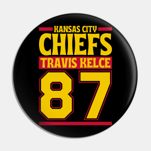 Kansas City Chiefs Travis Kelce 87 American Football Pin