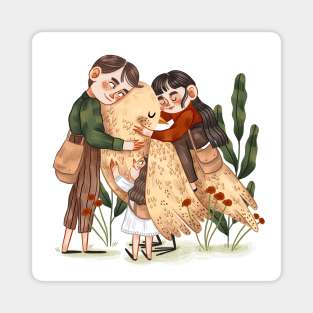 Birdie Hug Magnet