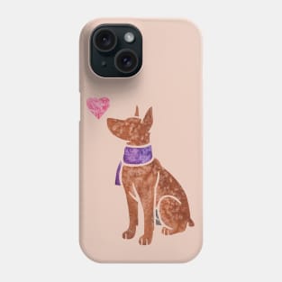 German Pinscher watercolour Phone Case