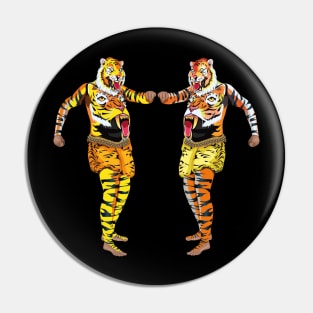 The Human tigers Pin