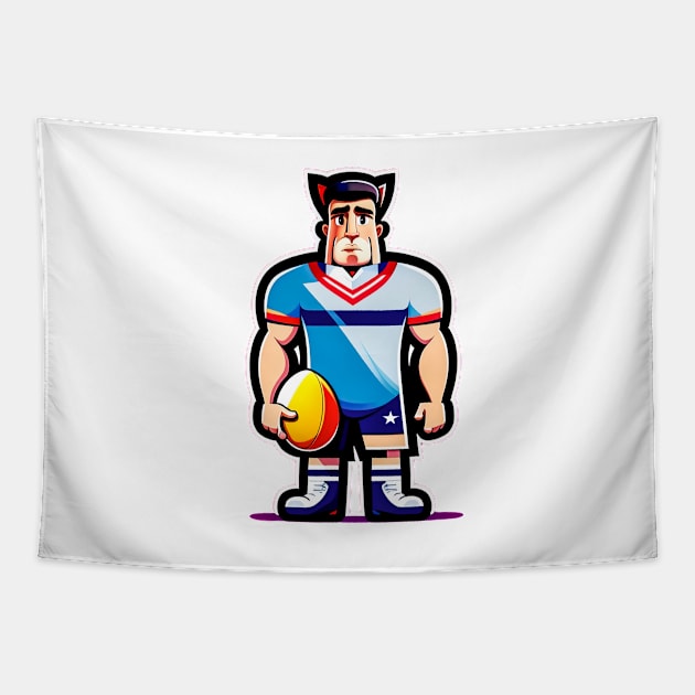 Rugby League Design Tapestry by ArtShare