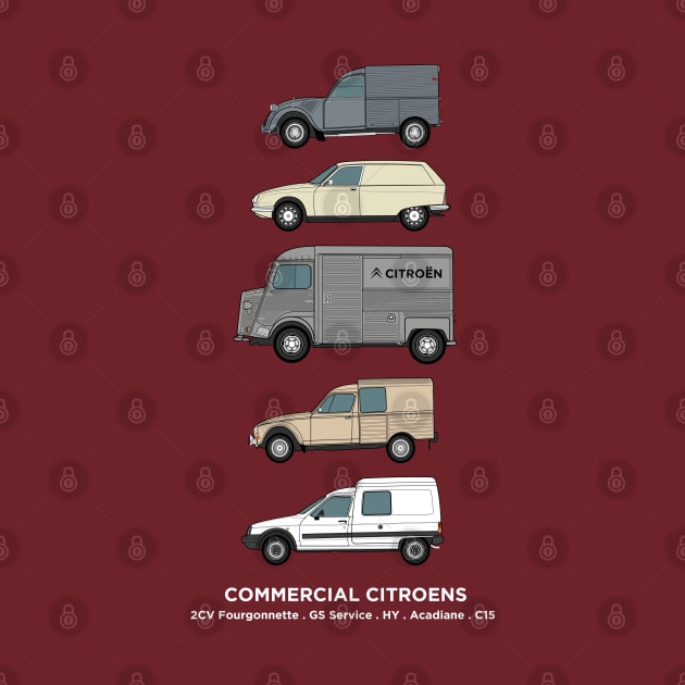 Classic Citroen Vans collection by RJW Autographics