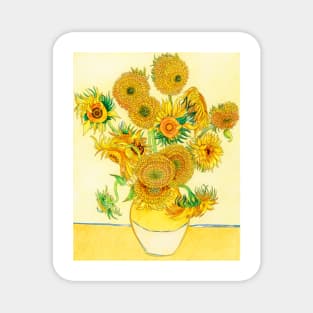 SUNFLOWERS (1889) Magnet