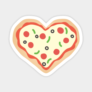 Pizza Heart Magnet