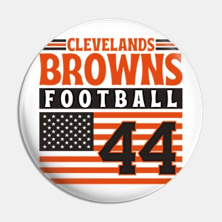 Cleveland Browns 1944 American Flag Football Pin