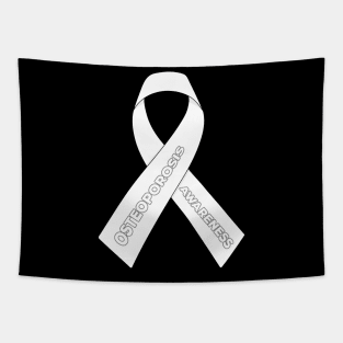 Osteoporosis Awareness Ribbon Tapestry