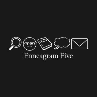 Enneagram 5 T-Shirt | Enneagram Type 5 | Investigator | Cerebral | Enneagram Gifts | Unisex - Men & Women's Tee T-Shirt