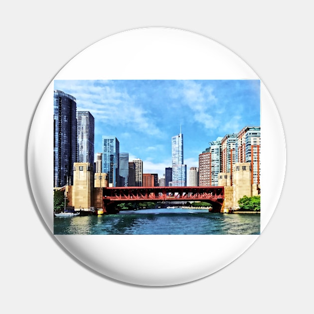 Chicago IL - Lake Shore Drive Bridge Pin by SusanSavad