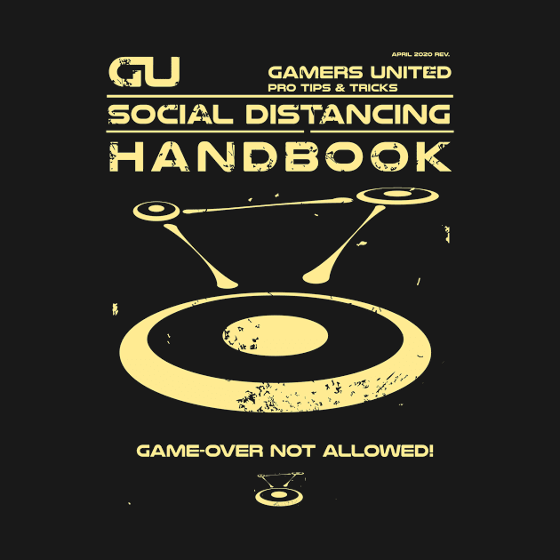 SOCIAL DISTANCING HANDBOOK by KARMADESIGNER T-SHIRT SHOP