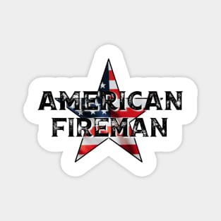 American Fireman Magnet