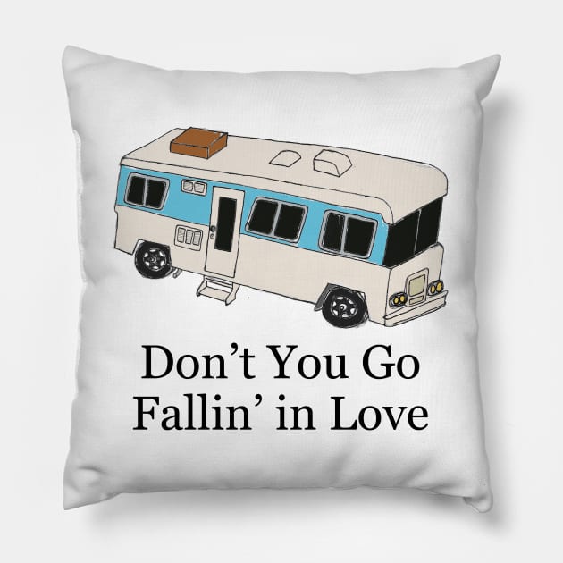Don't You Go Fallin' in Love Pillow by klance