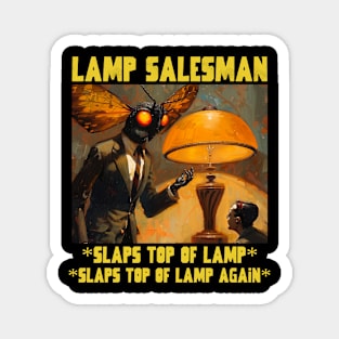 Mothman lamp salesman Magnet