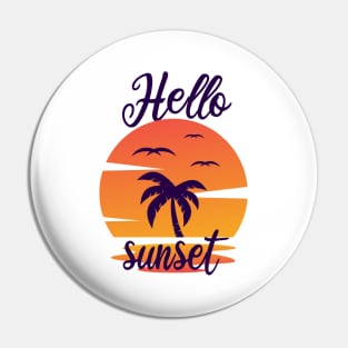 Hello Sunset, Popsicle, Vacation, Beach Vacation, Summer Vacation, Vacation Tee, Vacay Mode, Summertime Pin