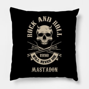 Never Die Mastadon Pillow