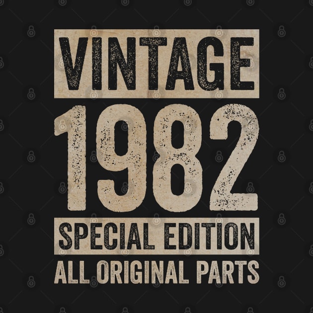 40th Birthday - Vintage 1982 Special Edition by Genie Designs