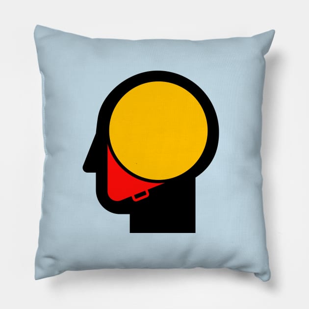 Thinking Out Loud Pillow by viktorhertz