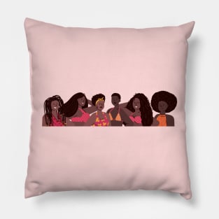 african women natural beauty Pillow