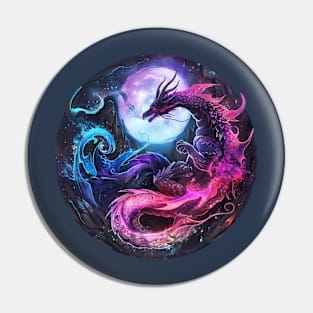 Moonlit Draconis: Ancient Dragon Emblem Pin