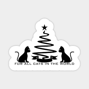 06 - CHRISTMAS FOR ALL CATS IN THE WORLD Magnet