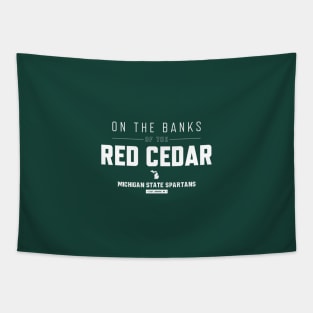 Michigan State - Red Cedar Pride Tapestry