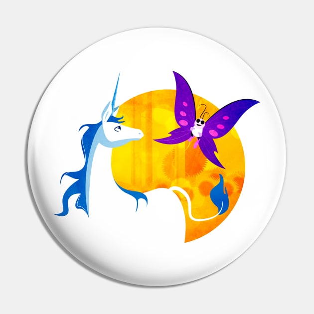 The Last Unicorn Pin by ChrisPaulFarias