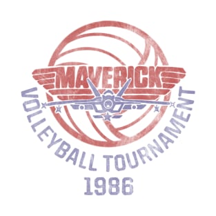 Top Gun Maverick // Volleybal Tournament T-Shirt