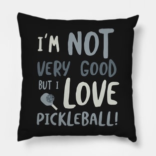 Pickleball Saying for Beginner Pickleball Player Pillow