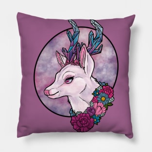 Crystal Deer Pillow