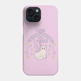 glamorous cat Phone Case