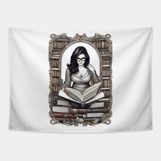 Read to Me Book Lover Tapestry